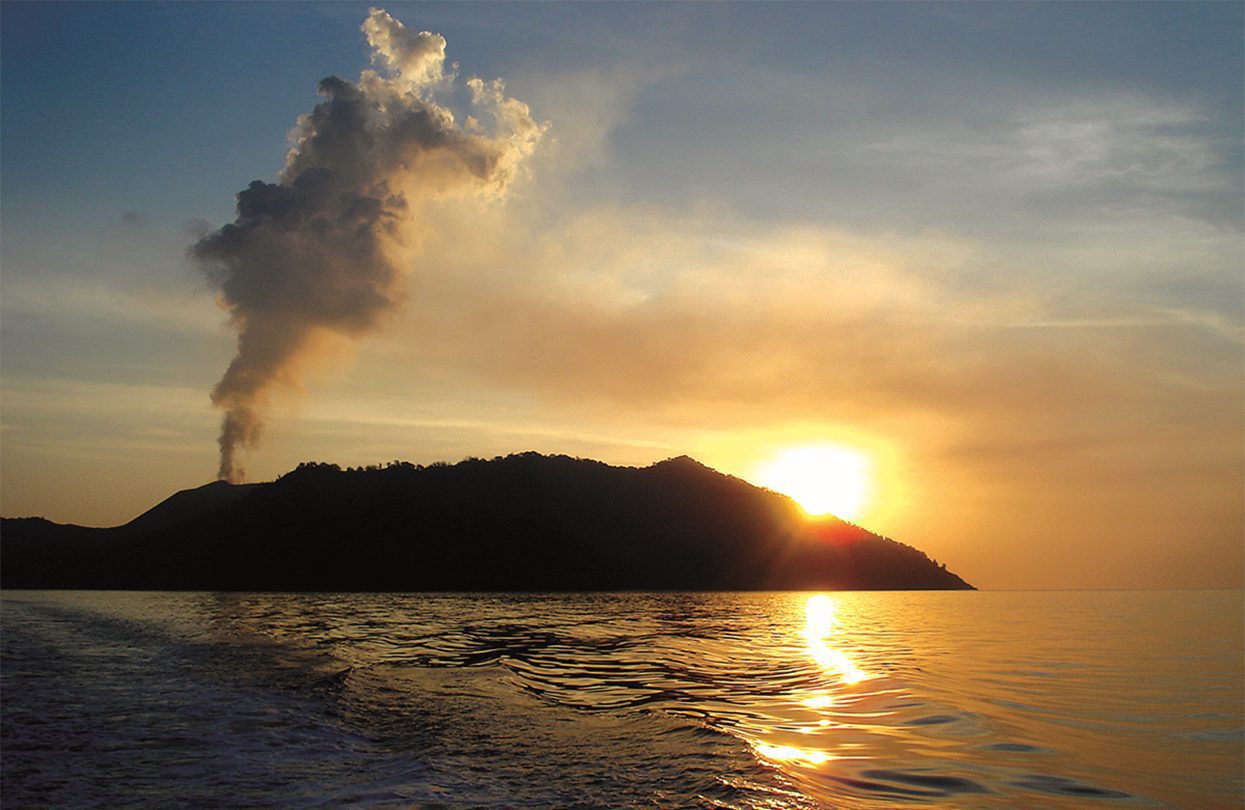 All in a day's work, a volcano eruption near the Andaman islands - Andaman & Nicobar Islands, India All in a day's work, a volcano eruption near the Andaman islands - Andaman & Nicobar Islands, India
